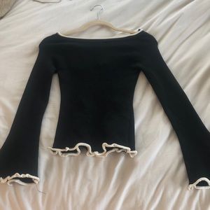 Princess Polly love triangle off the shoulder top